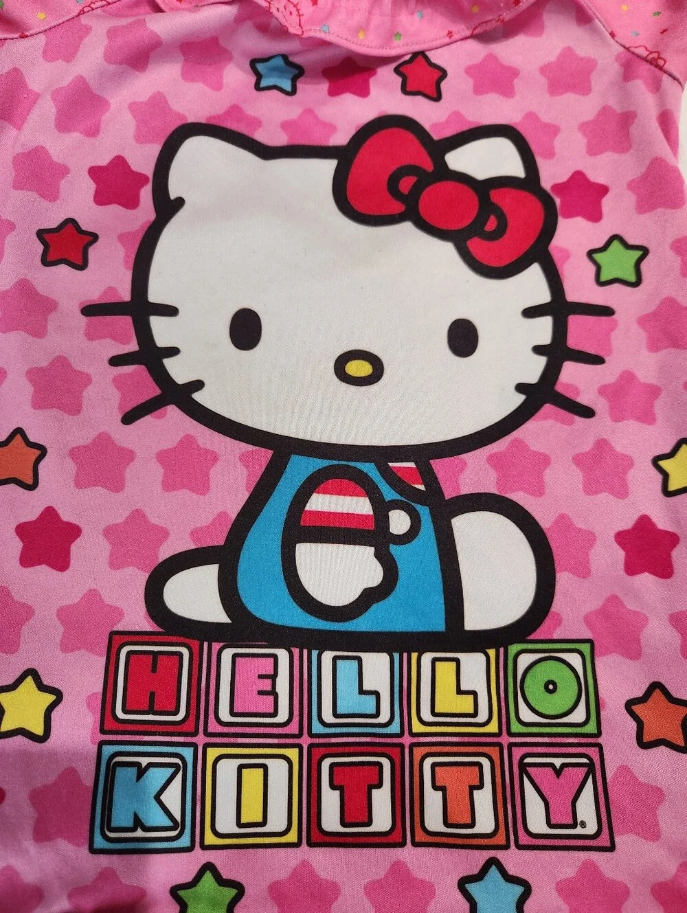 Hello Kitty Girls Ruffle Hem Nightgown Pj